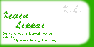 kevin lippai business card